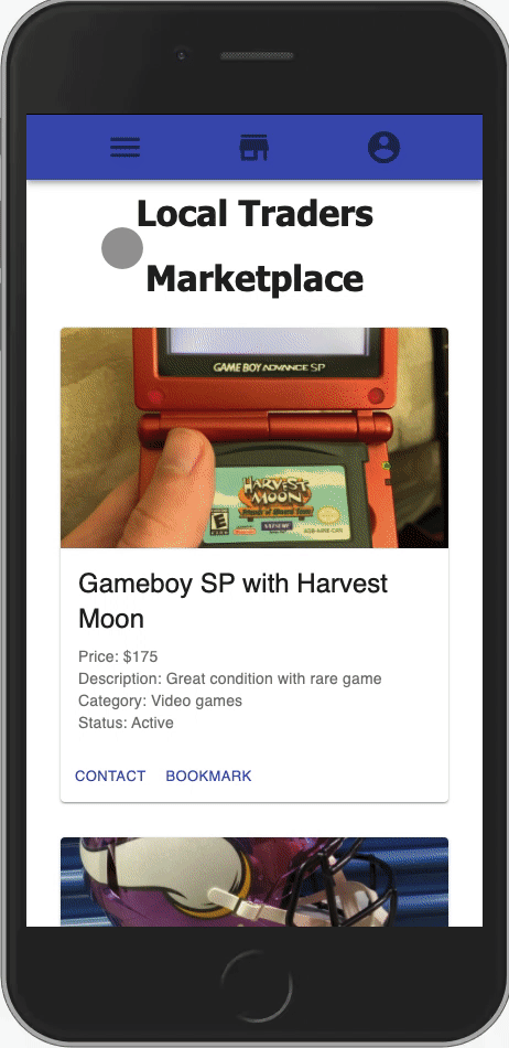 Local Traders Marketplace App
